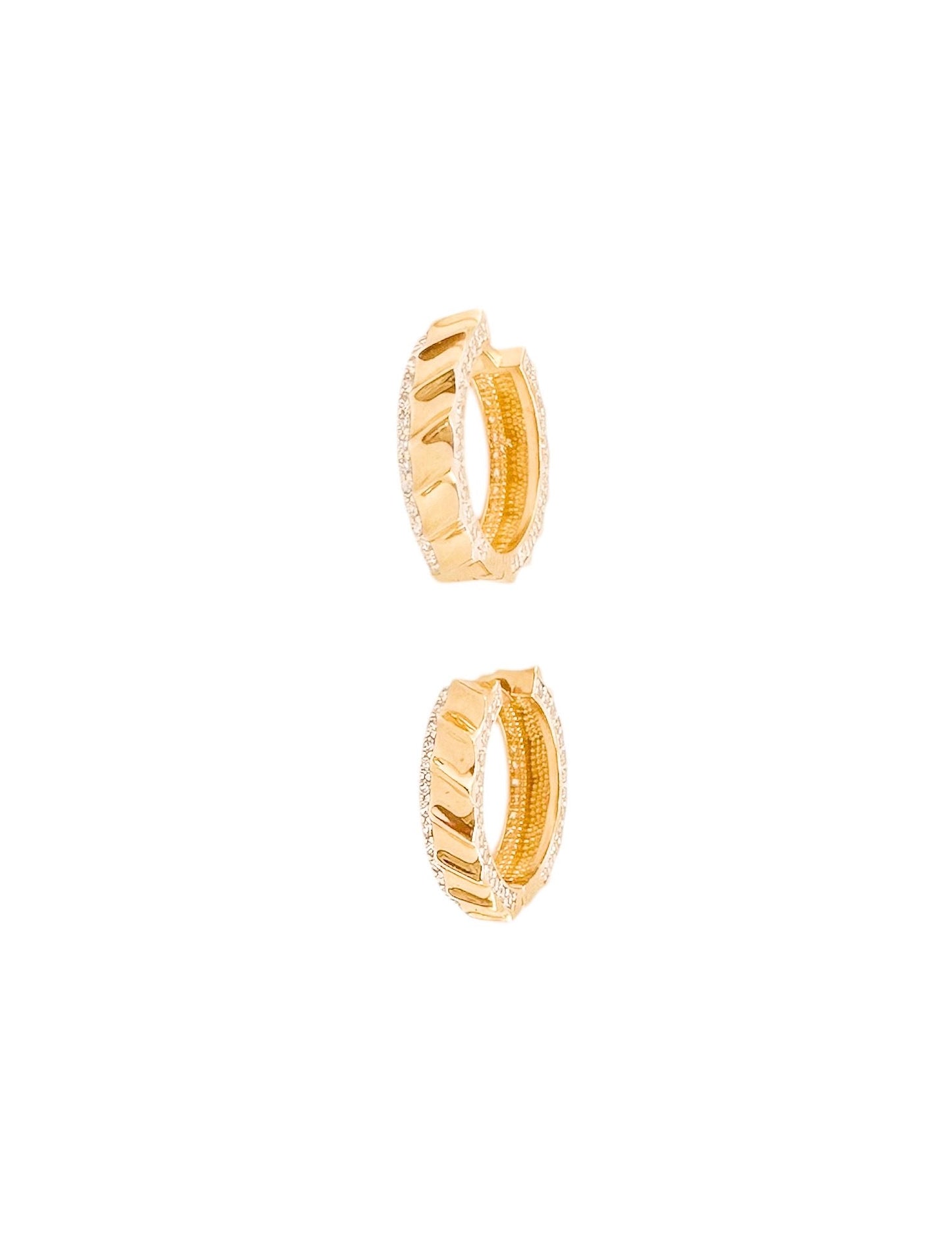 14k Gold Solid Earrings