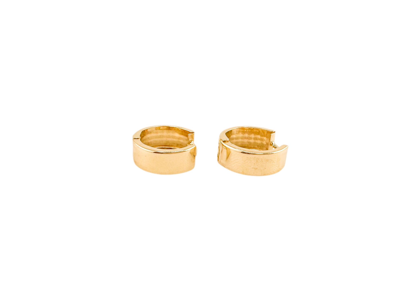 14k Gold Solid Earrings