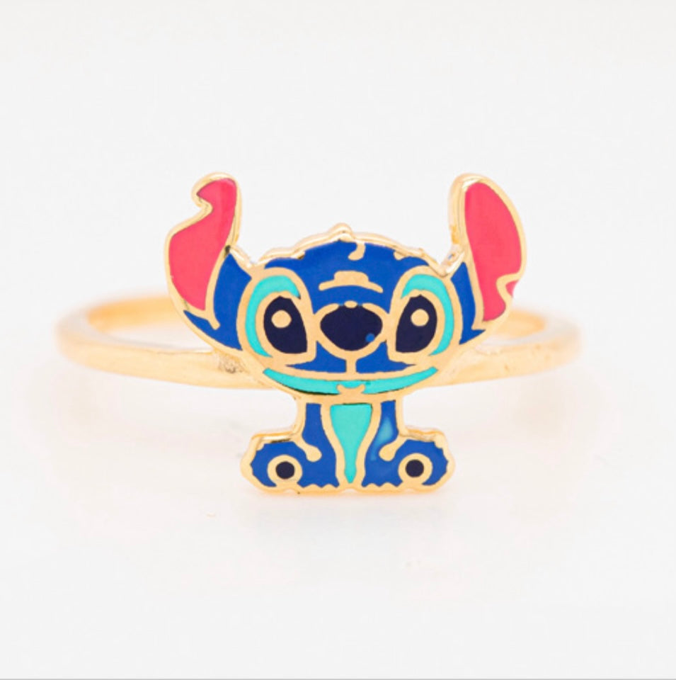 14k Gold Stitch Ring