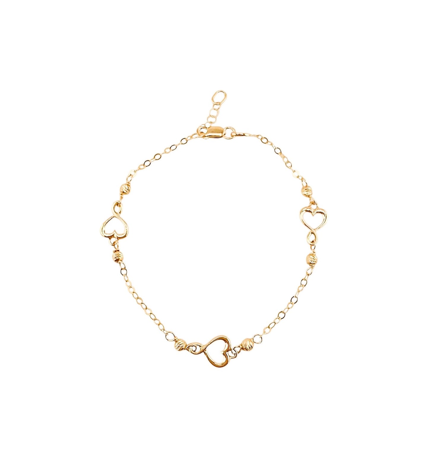 14k Gold Bracelet 7.5in
