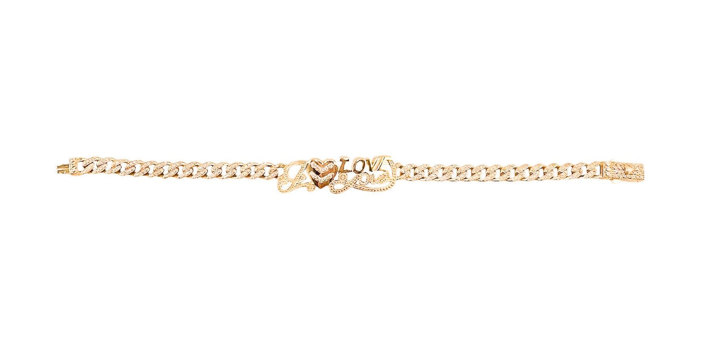 10k Gold Bracelet 7in