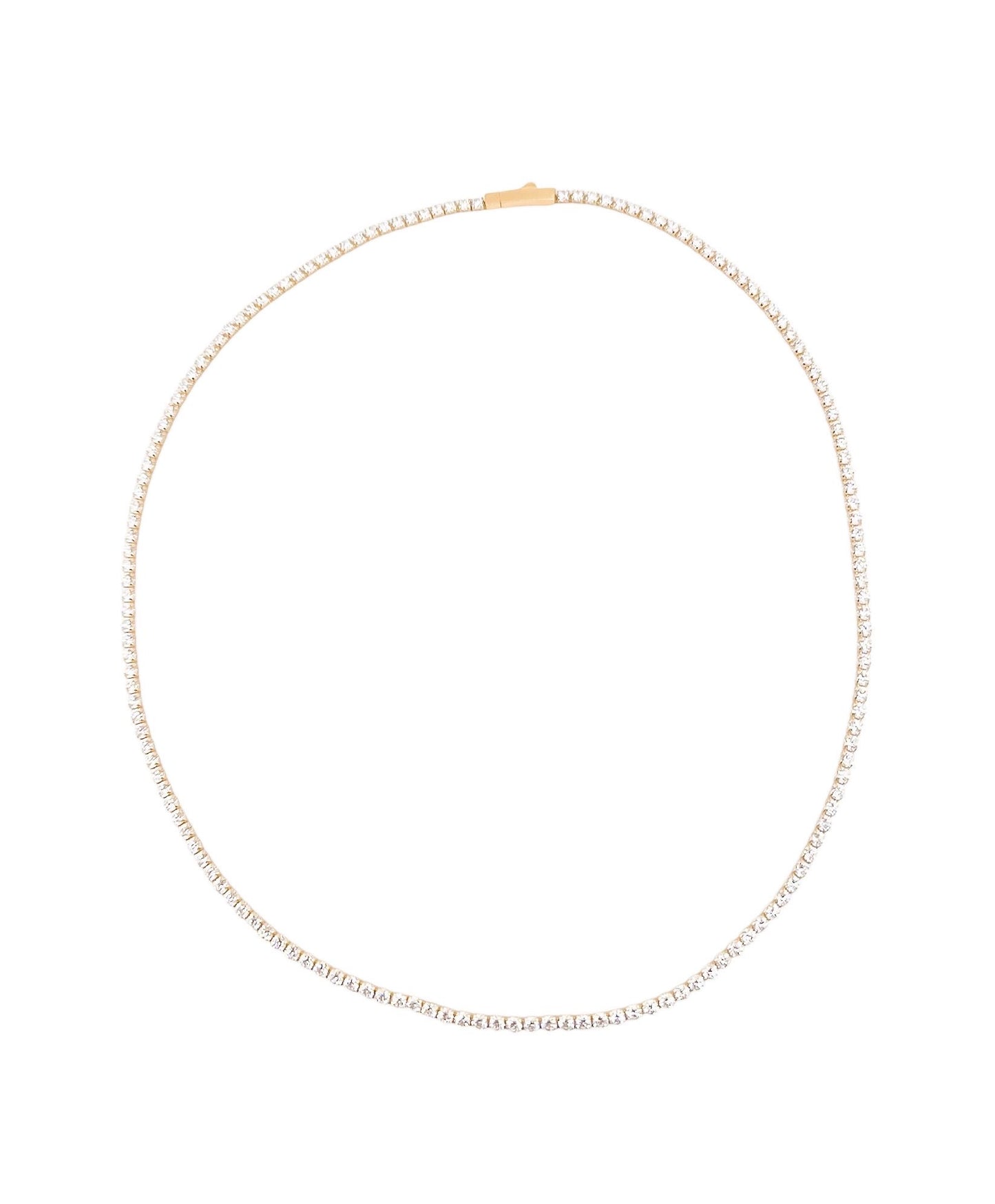 14k Gold Tenis Necklace 20in
