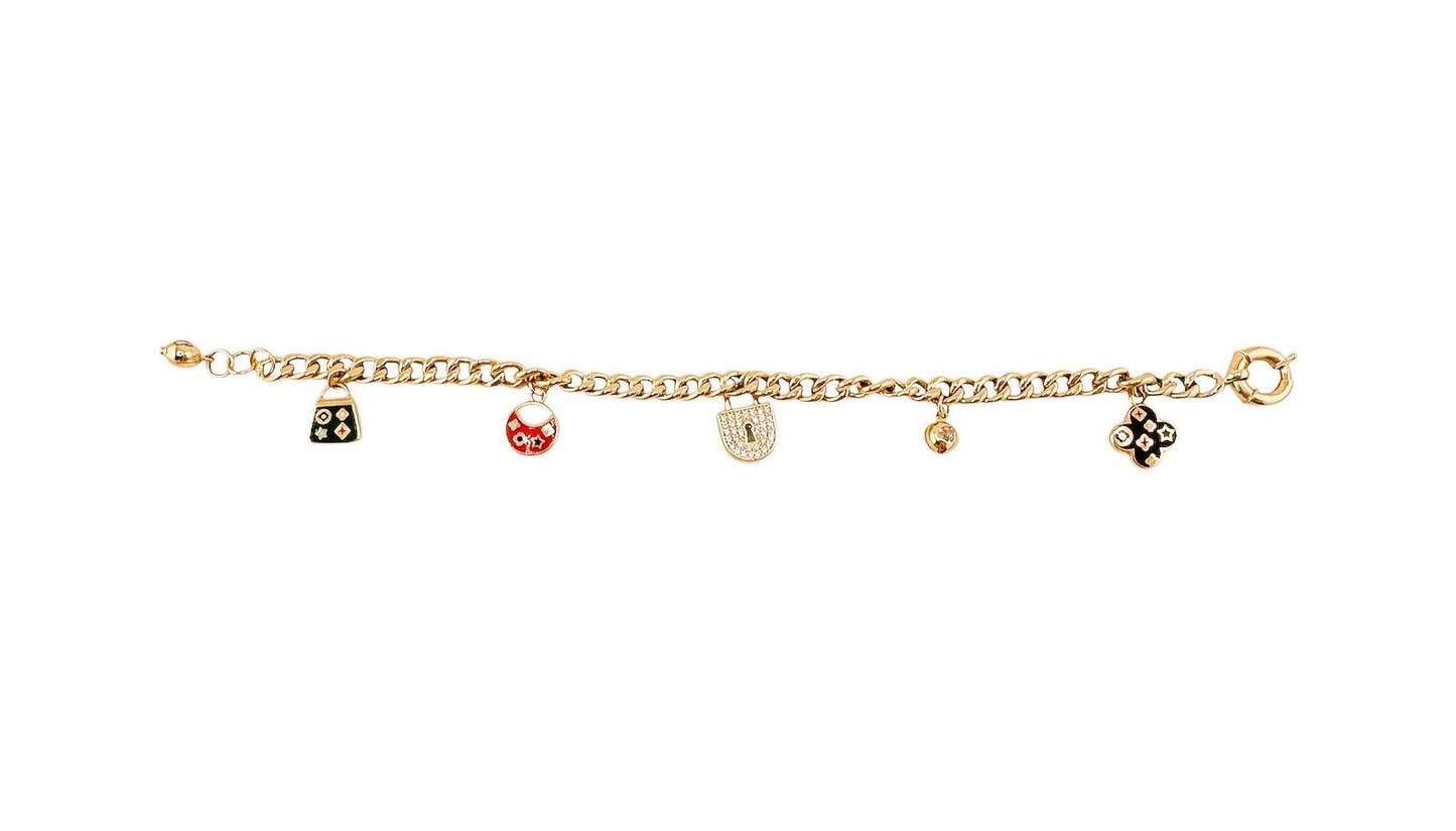 14k Gold Bracelet 7.5in
