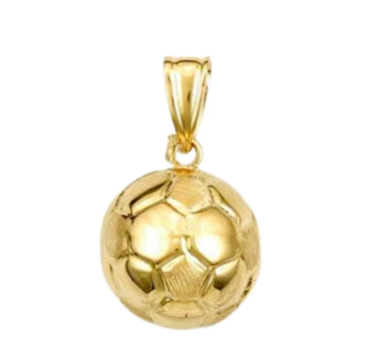 14k Gold Solid Pendant