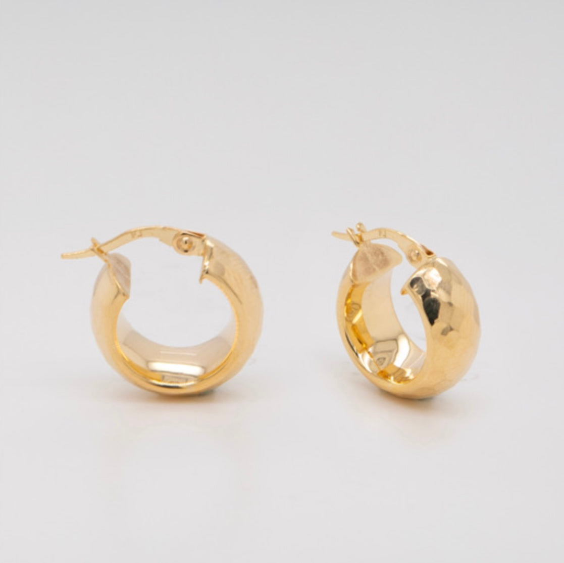 14k Gold Hoops