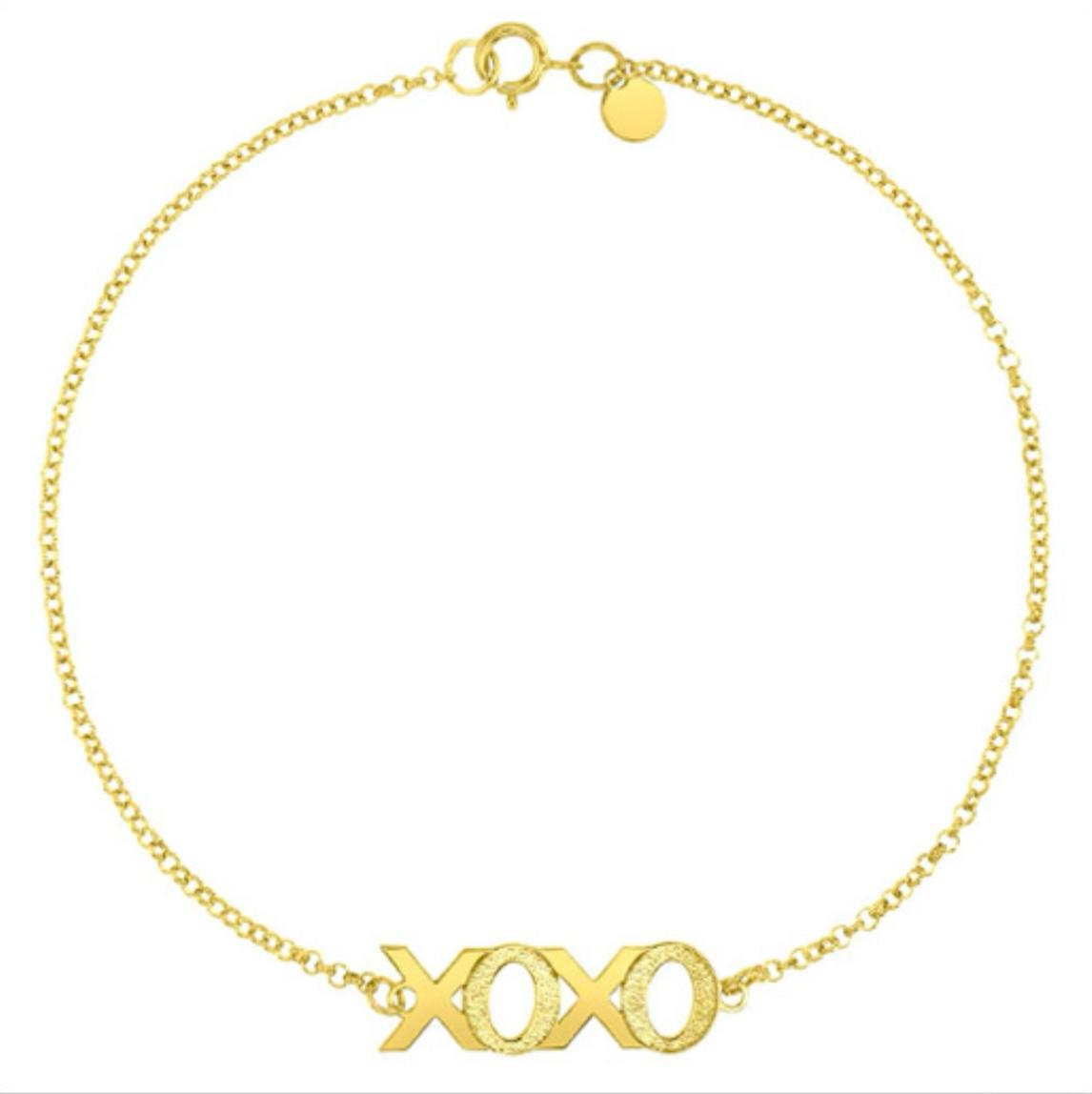 14k Xoxo Bracelet 7in