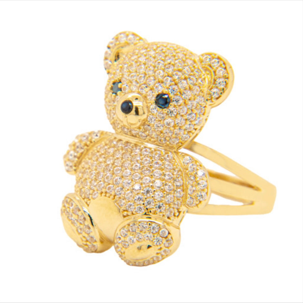 14k Extra Large Bear Ring