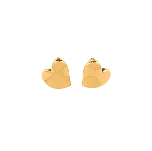 14k Gold Omega Earrings