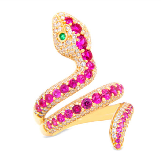 14k Snake Ring