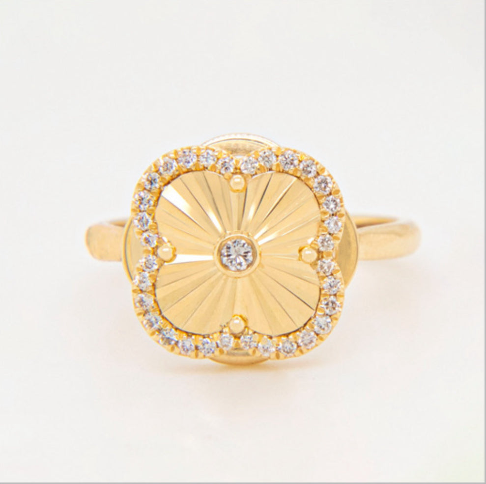 14k Gold Diamond Ring