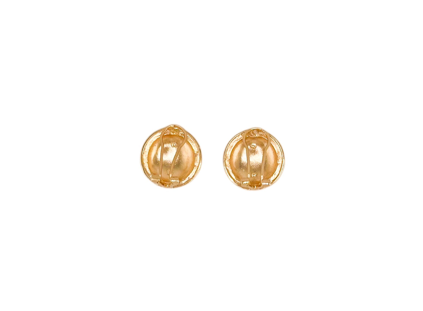 14k Gold Omega Earrings