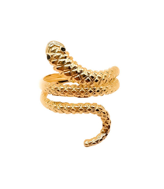 14k Snake Ring