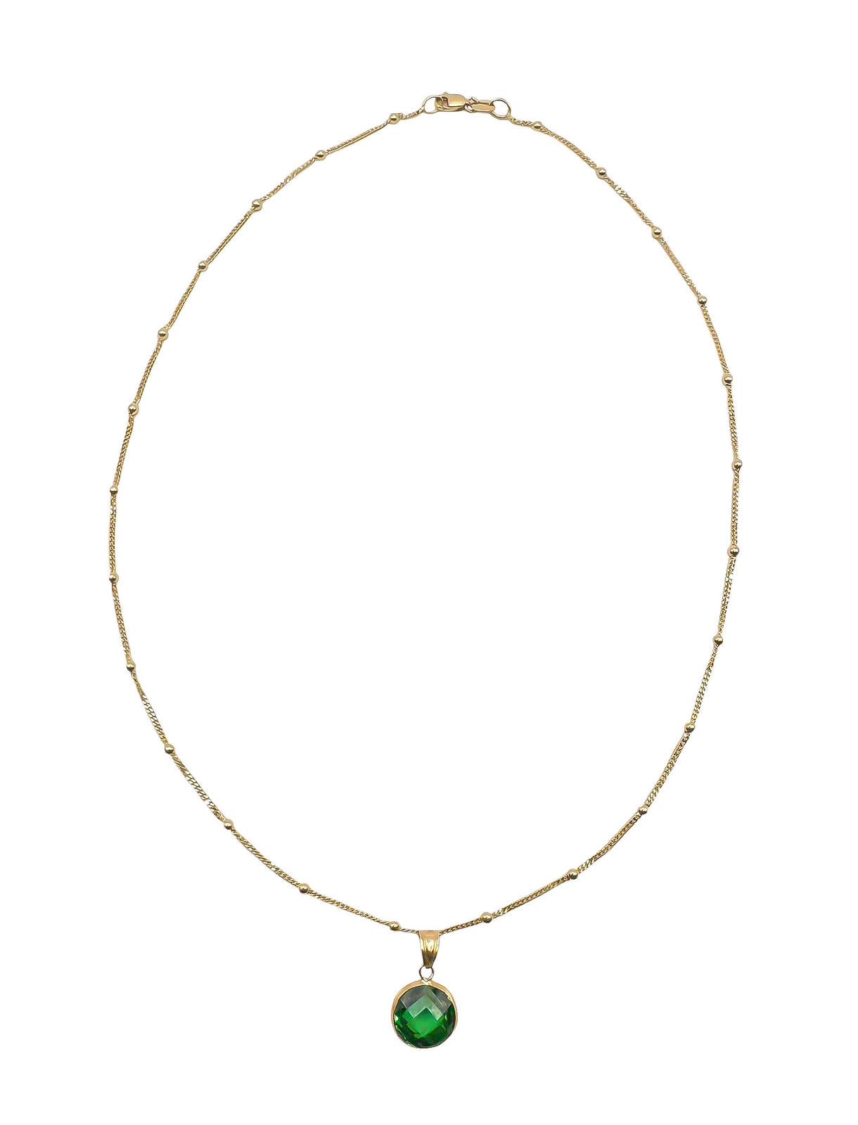 14k Gold Necklace With Pendant