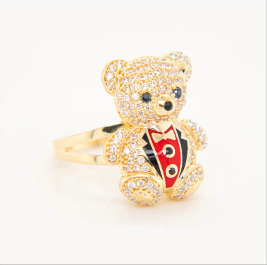 14k Big Bear Ring