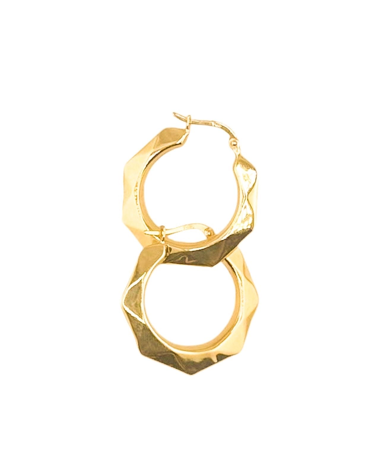 14k Gold Hoops