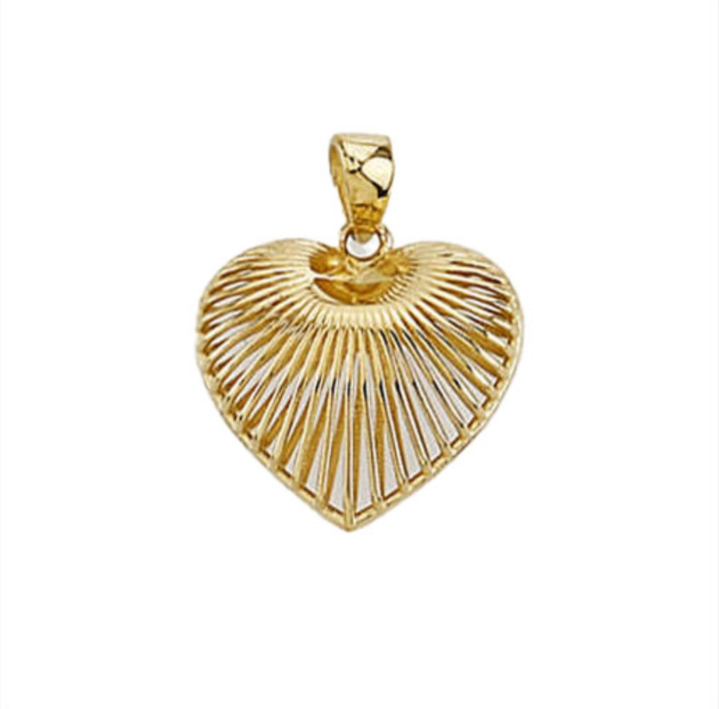 14k Heart Pendant