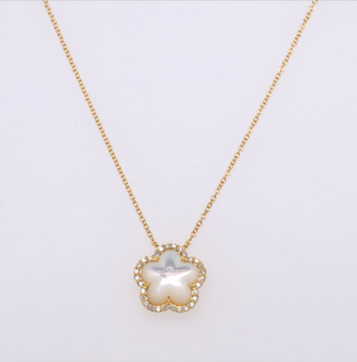 14k Gold Diamond Necklace