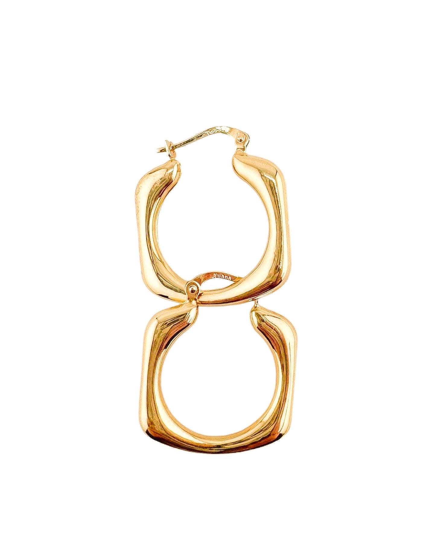 14k Gold Hoops