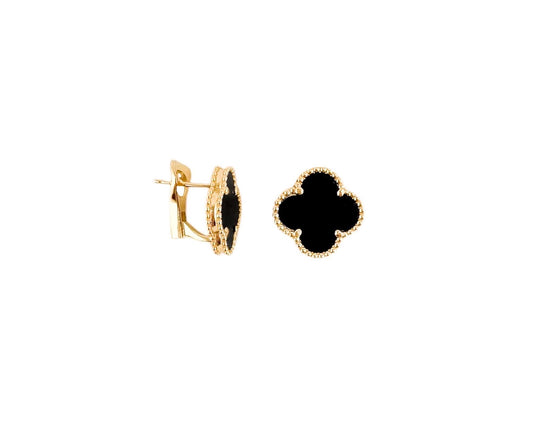 14k Gold Omega Earring