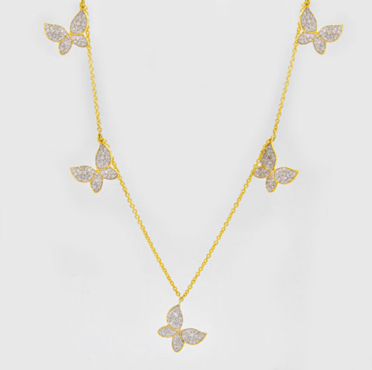 14k Gold Diamond Necklace