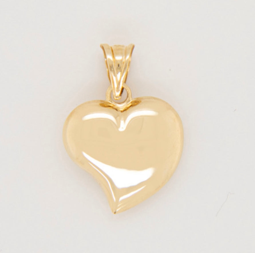 14k Gold Heart Pendant