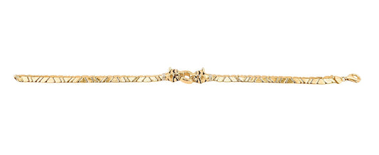 14k Gold Bracelet 8in