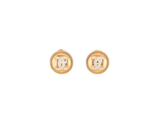 14k Gold Omega Earrings