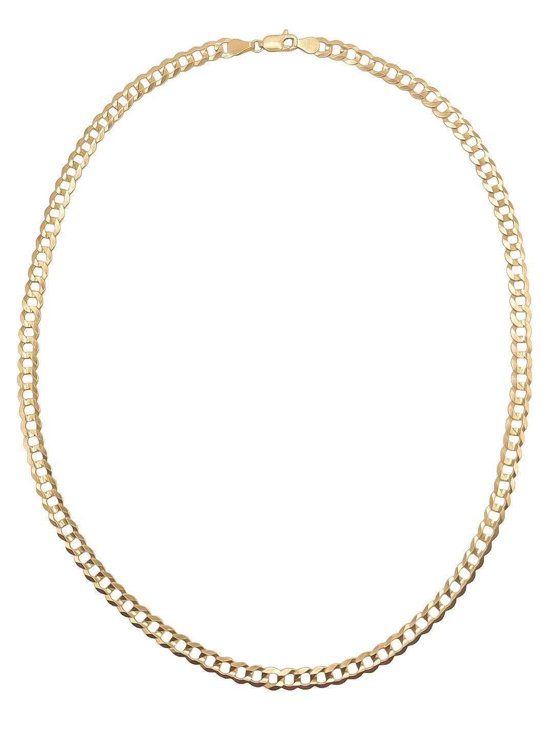 14k Solid Necklace 20in 6mm