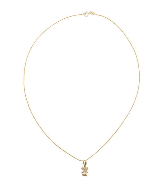 14k Necklace With Bear Charm