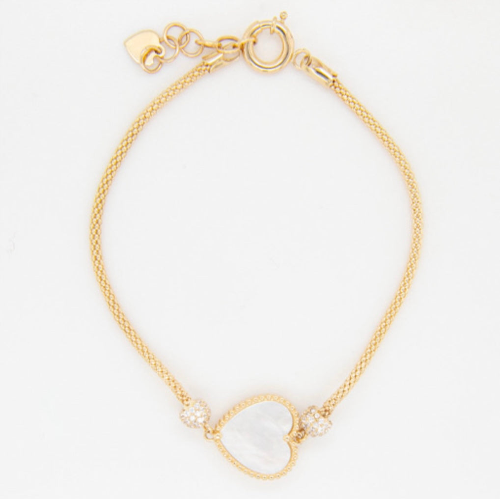 14k Gold Bracelet 8 in