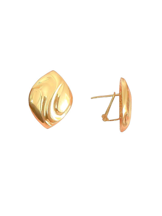 14k Omega Earrings