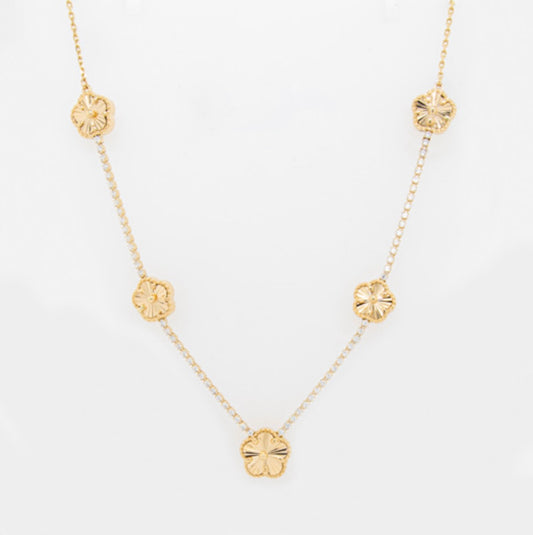 14k Gold Necklace 17in