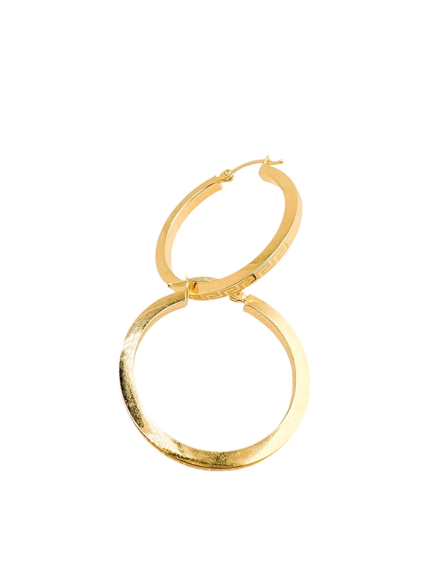 14k Gold Hoops