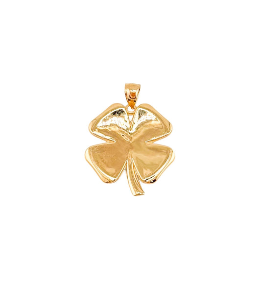 14k Gold Solid Pendant