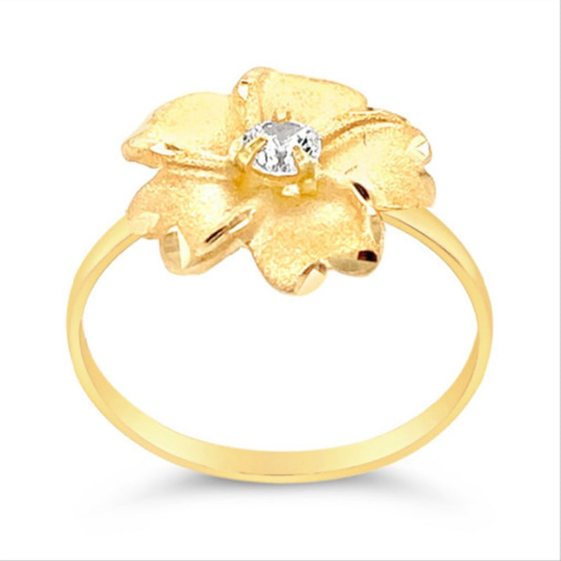 14k Large Daisy ring