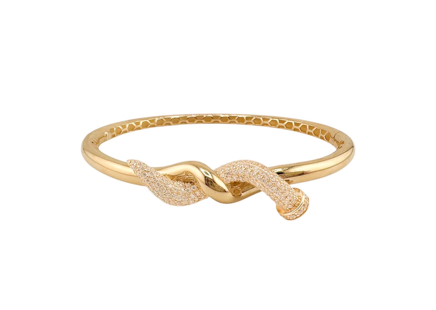 14k Gold Bangle 7.5in