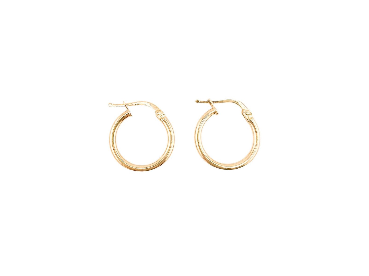 14k Gold Hoops