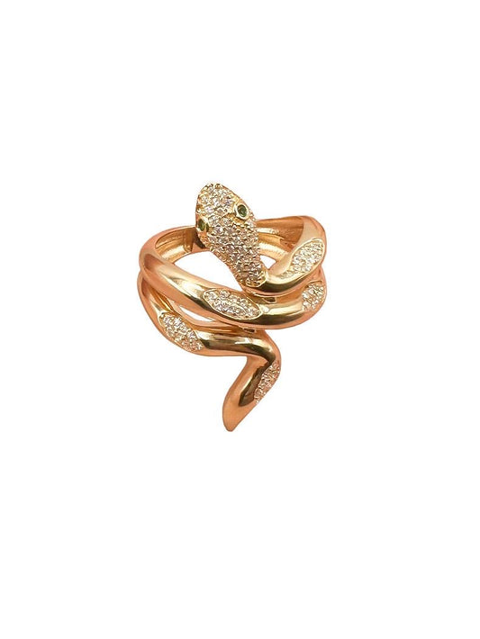 14k Snake Ring