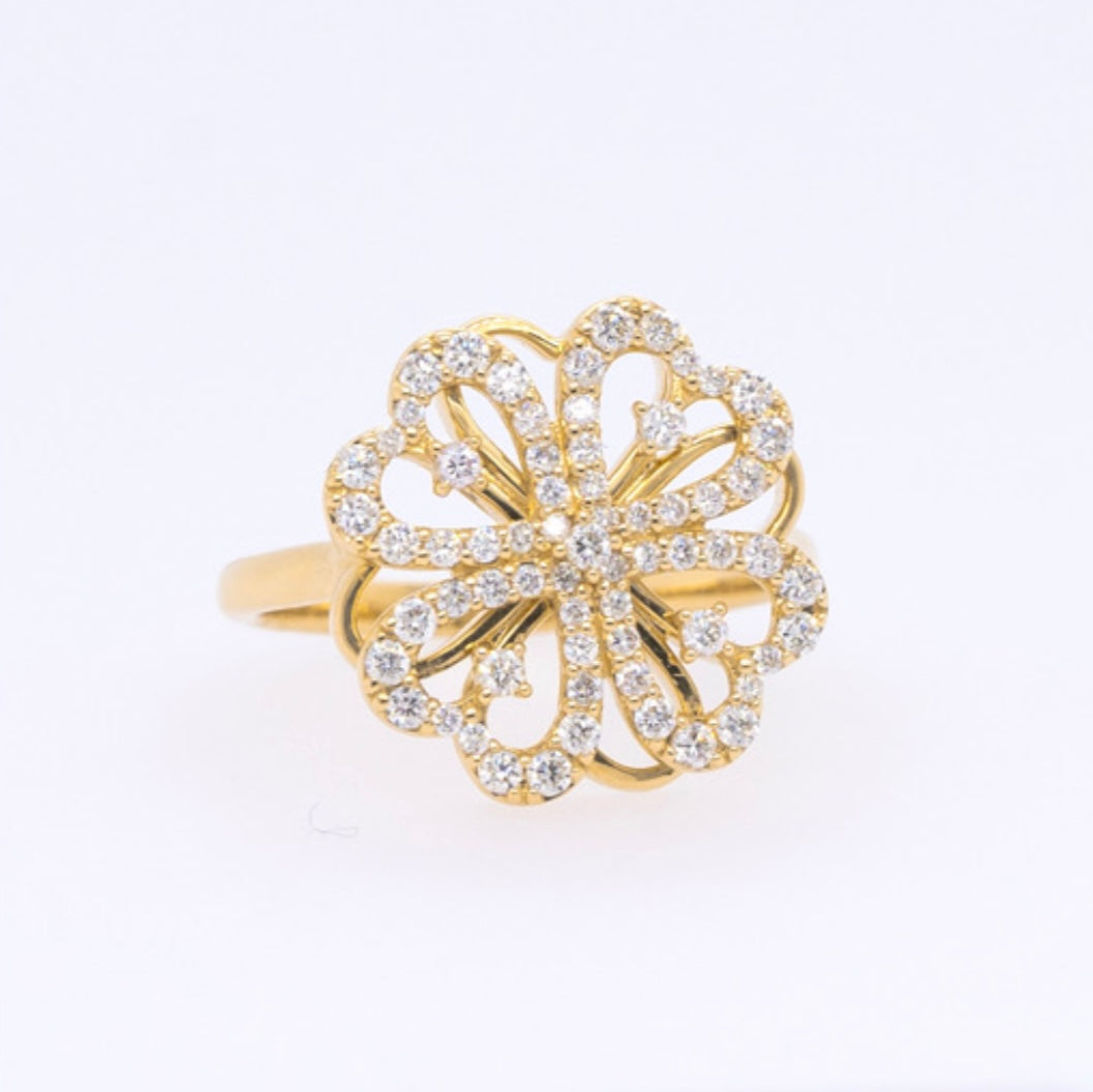 14k Gold Diamond Ring