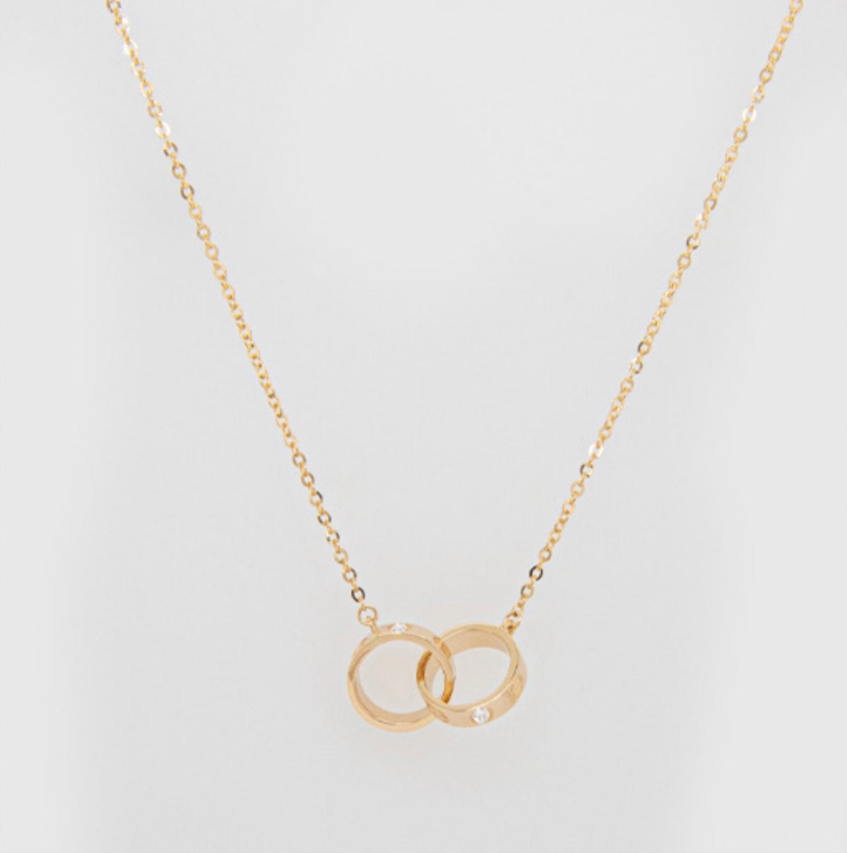 14k Gold Necklace 16+2in