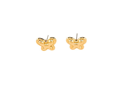 10k Gold Omega Earrings